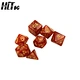 polyhedral dice set  dnd dice set acrylic  custom marbled dice